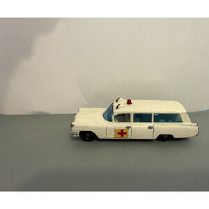Vintage Matchbox Lesney No. 54 S&S Cadillac Ambulance Diecast Toy Car England
